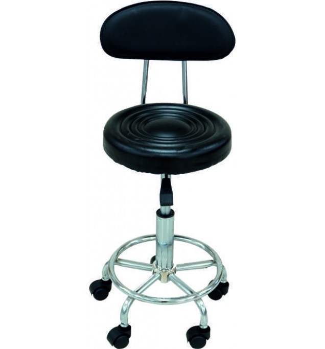 KW 500 - REVOLVING STOOL WITH BACK SUPPORT