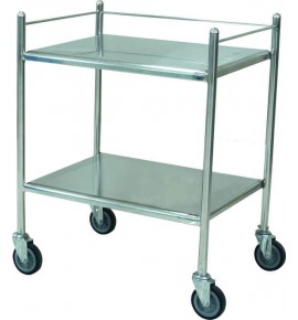 KW 419 (SS) - INSTRUMENT TROLLEY (202 G) - 18*24