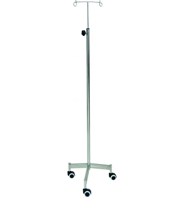 KW 505 (SS) - IV STAND STAINLESS STEEL WITH 2" WHEELS