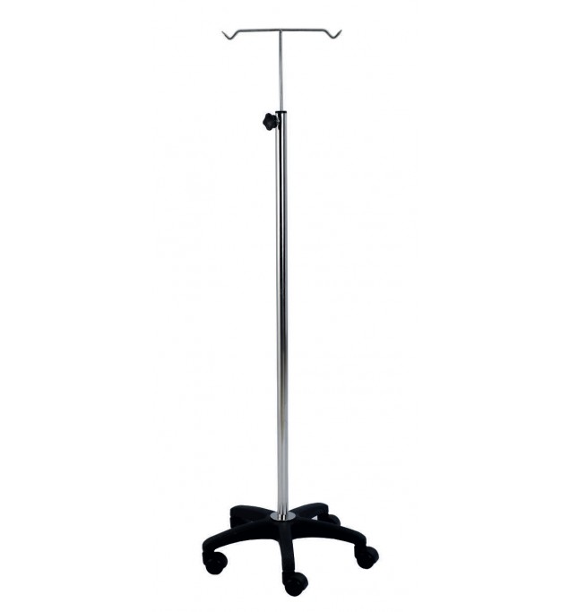 KW 506 (SS) ABS - IV STAND STAINLESS STEEL WITH ABS BASE (5 LEG)