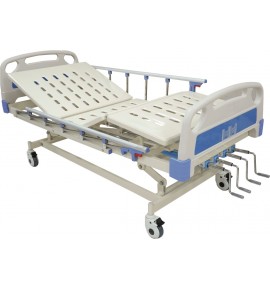 KW 438 - IMPORTED 5 FUNCTION MANUAL COT , HOSPITAL BED , ICU COT 