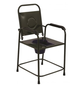 KW 455 (F) - COMMODE CHAIR METAL FEMALE TYPE