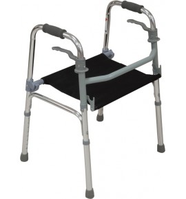 KW 961L - FOLDABLE WALKER WITH SEAT