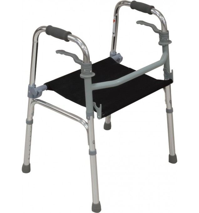 KW 961L - FOLDABLE WALKER WITH SEAT