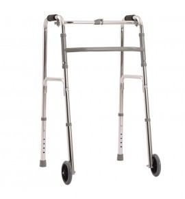 KW 9125L - FOLDABLE RECIPROCATING WALKER WITH WHEELS