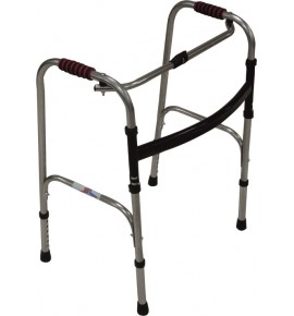 KW 913SS - FOLDABLE RECIPROCATING WALKER - STAINLESS STEEL