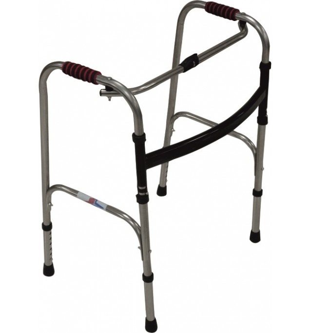 KW 913SS - FOLDABLE RECIPROCATING WALKER - STAINLESS STEEL