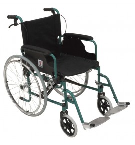 KW 909J - WHEELCHAIR ARM & FOOT REST REMOVABLE WITH BRAKE ASSIST