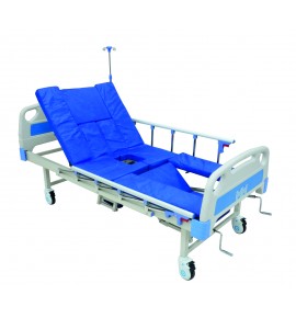 KW 339 - IMPORTED MANUAL NURSING BED WITH COMMODE PROVISION , HOSPITAL BED 