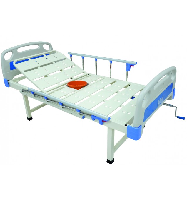 KW 478 - BACKREST/SEMI-FOWLER COT WITH COMMODE PROVISION