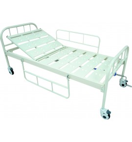 KW 560 - BACKREST/SEMI-FOWLER COT WITH WHEELS