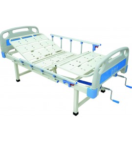 KW 474 - FOWLER COT WITH ALUMINIUM RAILINGS & ABS BOARDS