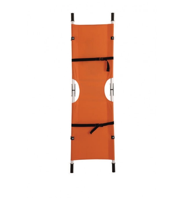 KW 512 - TWO FOLD STRETCHER, HOSPITAL STRETCHER , PATIENT STRETCHER , FOLDING STRETCHER