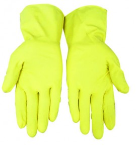 KW 543 (T-Y) - KITCHEN GLOVES THIN - YELLOW