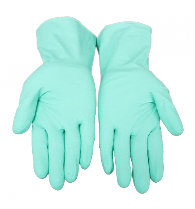 KW 543  (T-G) - KITCHEN GLOVES THIN - GREEN