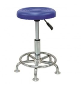 KW 499B BU - REVOLVING STOOL BLACK COLOUR TOP