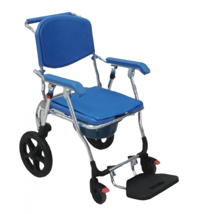 KW 690 (L) - COMMODE WHEELCHAIR ALUMINIUM