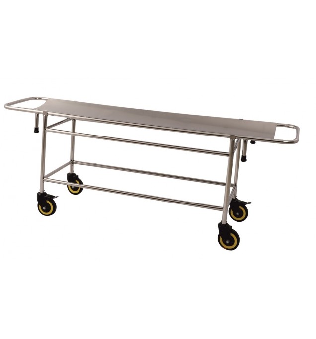 KW 430 (SS) - STRETCHER TROLLEY STAINLESS STEEL