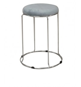 KW D28 - OFFICE STOOL (SILVER)