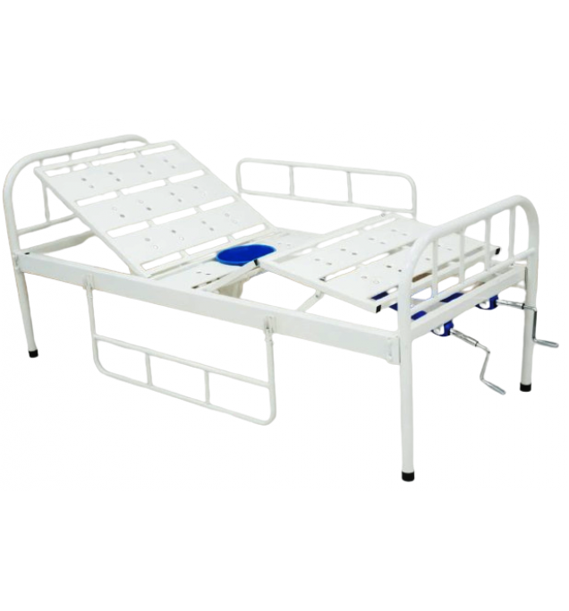 KW 576 - FOWLER COT WITH COMMODE PROVISION & MS RAILINGS